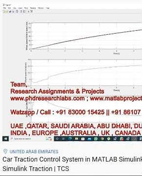 Car Traction Control System in MATLAB Simulink - Traction control system - Simulink Traction - TCS