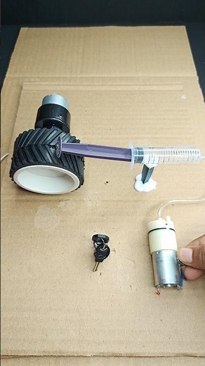 Gear Power Mechanism vs Hydraulic Power System | #shorts #dcmotor