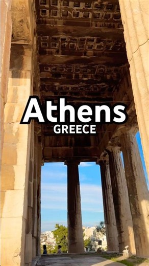 Welcome to Part 8 of my Athens series! This is the Temple of Hephaestus.
