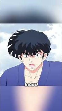 A boy turns into a girl when he comes into contact with cold water. #foryou #animation #anime