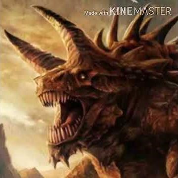 Giant Horned Turtle Creature Roar 👹 🔊