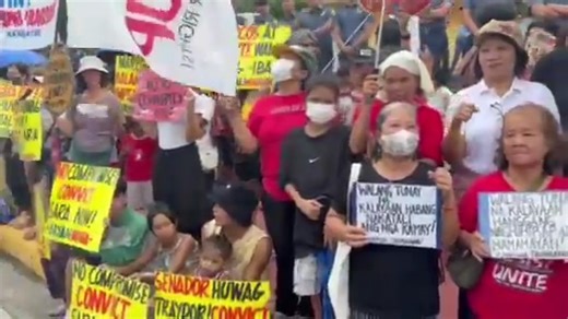 Various groups held an indignation protest on Independence Day at the People Power Monument to express outrage over Congress’ failure to pass the wage hike bill and the Senate’s move to return the impeachment complaint against VP Sara Duterte to the House of Representatives. | via Izzy Lee, ABS-CBN News | ABS-CBN News