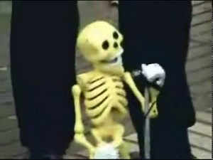 dancing skeleton