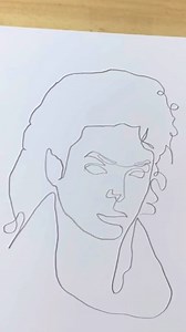 Desafiei-me a desenhar o Michael Jackson sem tirar o lápis do papel! Vamos ver se consigo desenhar o meu ídolo do jeito que merece! #onelinedrawing #michaeljackson #art #onelineart #desenho | Sonzin arts