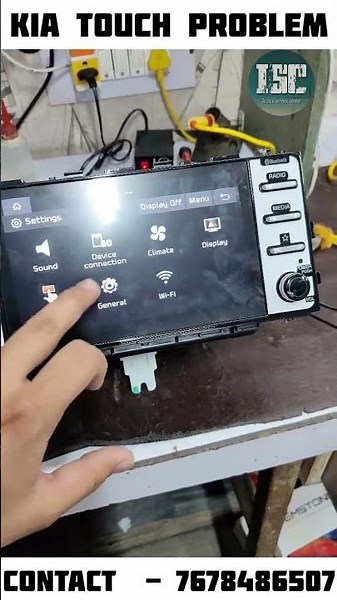 kia touch not working | kia touch problem | kia display hang | kia music system touch problem #kia