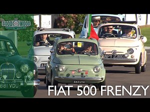 Over 100 Fiat 500s at Revival