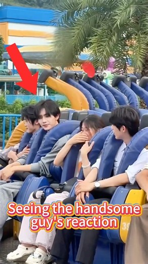 Seeing the handsome guy's reaction #prank