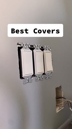 Really like these modern switch covers. #PlantersTrickShot #diy #DontSweatIt #tutorial #HomeImprovement #howto