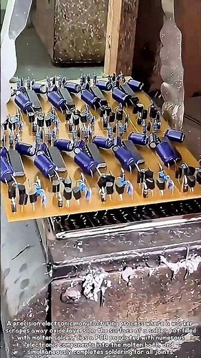 Automatic Printed Circuit Board (PCB) Soldering and Surface Mount Component Soldering Process