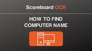 How to find your computer name