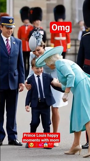 Prince Louis fantastic 🥰🥹🌹💞😱#diana #shorts #queenelizabeth #us #louis #royal #kate #princelouis #uk