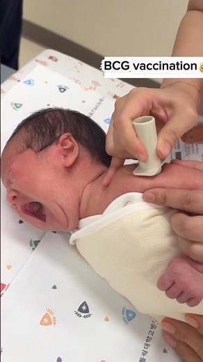 Title: BCG Vaccination for Newborn 👶💉 | Baby's First Vaccine #Shorts