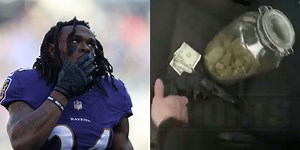 Ex-Ravens' Alex Collins' Arrest Video Reveals Gun, Huge Jar Of Weed; He & Passenger Snitch On Each Other (VIDEO)