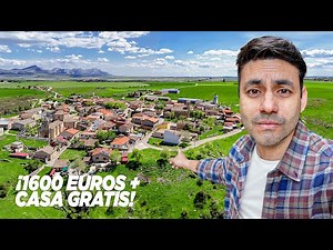 Este PUEBLO de ESPAÑA te PAGA 1600 EUROS al MES por VIVIR AQUÍ 🇪🇸 ¡+ CASA y COMIDA GRATIS!