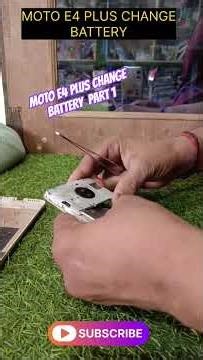 MOTO E4 PLUS CHANGE BATTERY PART 1 #motorola #repair #battery #viral #trending #shorts