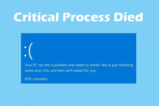 How to Fix “Critical Process Died” Error in Windows 10/11