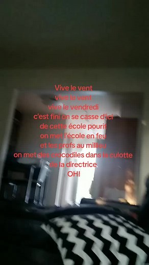 Vive le vendredi (parole)