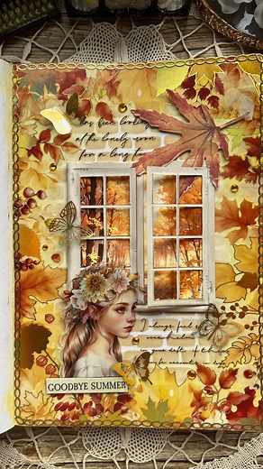 Tori Journal on Instagram: "ASMR fall spread 🍁🍂🤎✨ Hello, fall 🥧🍄‍🟫🥮🦌🌂 Using supplies from: Stickers from @estarcaseshop 💕🦄 Link 🔗 https://estarcase.com/?ref=ToriJournal Products codes: Sunset Flower Stickers - NOV-293-2 , Leaf Collage Sticker - NOV-641-6 , Autumn Impression Stickers - NOV-1331-1 , Dream in the Window Series - NOV-345-6 , Diamonds NOV-560 ✨ Use code ToriJournal12 get 12% off 🎁 Stripe Gilding Chain Sticker from @stamprintslife 🖌️♥️ Link 🔗 https://stamprints.com/coll