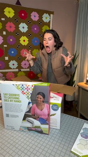 AccuQuilt Australia on Instagram: "@chelsea_b_porter we love your energy so much. This is exactly how AQ downtime projects should feel 💚 Have a quilting project you’d love us to share with the AccuQuilt community? Tag us in your posts! #AccuQuiltMagic #QuiltWithAccuQuilt #CuttingEdgeQuilting #AccuQuiltLove #FabricHeaven #FabricCuttingSimplified #AccuQuiltAddict #QuiltMakingEssentials #DieCuttingDreams #AccuQuiltObsession #QuiltCrafting #PrecisionQuilting #AccuQuiltJourney #QuiltDesigns #FabricC