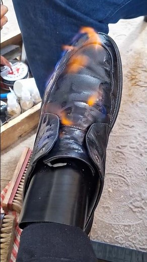 Why Do Rich People Polish Their Shoes? 💸 (ASMR Shoe Shine)