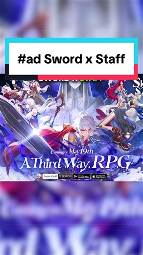#ad Sword x Staff is out now! 🔥 #paidpartnership #AThirdWayRpg #SwordxStaff