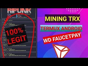 termux mining trx di smartphone android