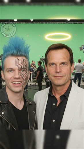 Return of the legend, a time-transcending selfie! Terminator actors taking a past-and-present selfie