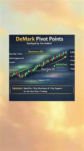 Demark Pivot Point Calculation #sharemarket #stockmarket
