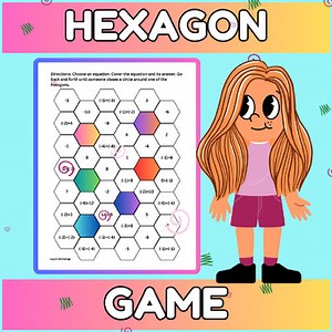 HEXAGON GAME Addition with Positive and Negative Numbers