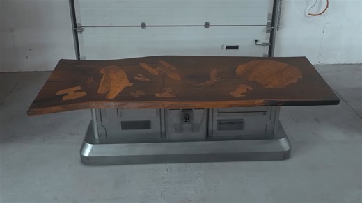 Building a Star Wars inspired table with wood resin and CNC