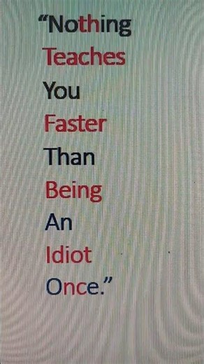 Benefits of being an idiot l #wellness #mentalhealth #shortd