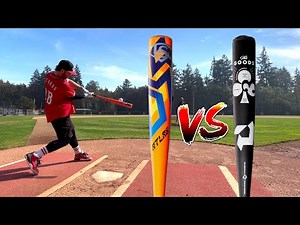 Louisville Slugger ATLAS vs. DeMarini THE GOODS 1-piece | BBCOR Baseball Bat Review