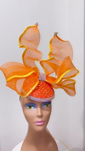 Mother’s Day or Pentecost Sunday🧡🧡Either Day a time to be fabulous with this beautiful Pillbox style Hat with oversized bow! It’s chic, the shade is classic and the style is clean! 🧡🧡Never overdone, always just right! #add some stones, two tone the hat, or top it off with a pin! So many colors and shades this beauty can be produced in! Inbox to order “Starburst Orange” today!🧡 #fashionstyle #cogic #cogicgirlsrock #cogicgrand #cogicgirls #class #lady #sale #wowwednesday #love #ladiesfirst #b