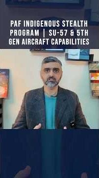 PAF indigenous stealth program | Su-57 & 5th Gen capabilities #su57 #fighterjet #paffalcons