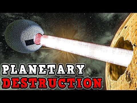 DESTROYING an ENTIRE PLANET in Space Engineers 🤯