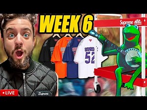 🔴LIVE🔴 Supreme SS24 Week 6 - Kermit x Gore-Tex, Football Jerseys, THE CART! #LIVECOP