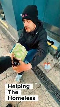 Helping The Homeless 🏡 Large Big Mac Meal & A Red Stripe 🍔😢💙