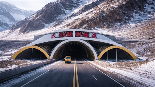 The $7 billion mountain tunnel that unified Xinjiang, engineering one of Earth's most hostile peaks