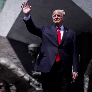 "We urge Russia to cease its destabilizing activities in Ukraine ... and its support for hostile regimes," President Donald J. Trump says during his speech in Poland on Thursday. http://cbsn.ws/2sKp717 | CBS News