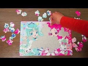 HEARTCATCH PRECURE! Jigsaw Puzzle ハートキャッチプリキュアのパズルをやってみたよ。