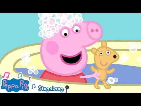 Splish Splash Bath Time Song 📕 Karaoke & Sing Along for Kids Songs 💞 Peppa Pig Songs