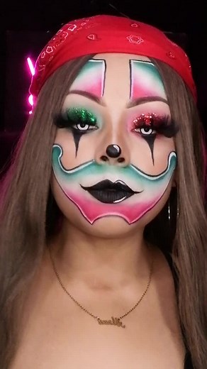 Maquillaje Chicano Clown Style Patrio