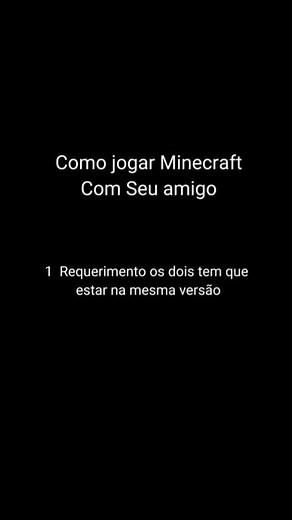 Como Jogar MineCraft Com Seu Amigo