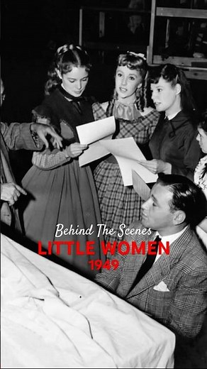 Behind the scenes of LITTLE WOMEN (1949) directed by Mervyn Leroy.