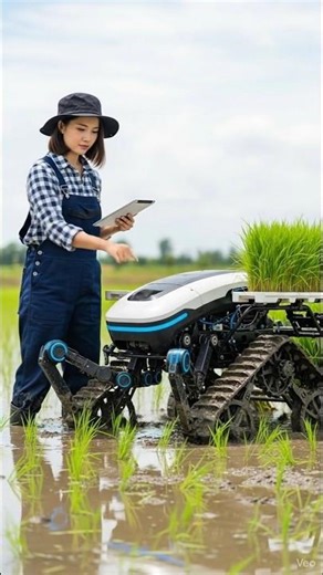 Female control a smart robotics machines