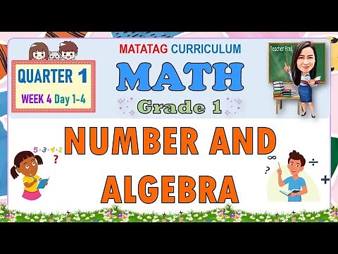 MATH 1 QUARTER 1 WEEK 4 DAY 1-4 | NUMBER AND ALGEBRA | MATATAG