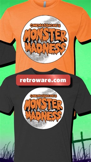 Monster Madness logo shirts are back with an updated logo & featuring limited Halloween colors too, so grab yours now! https://retroware.com/collections/cinemassacre | Angry Video Game Nerd