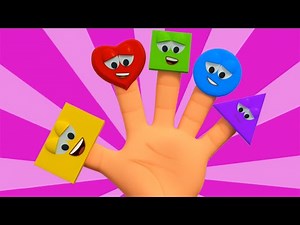 Shapes Finger Family Nursery Rhyme for Kids