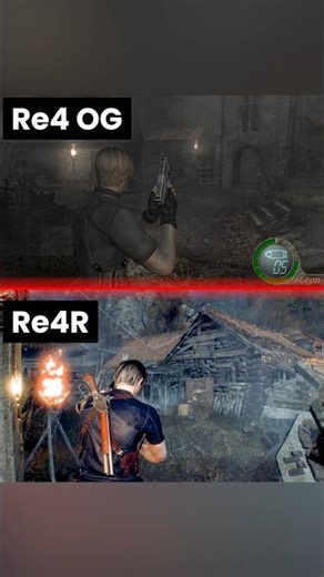 Re4 OG vs Re4 Remake - Soul vs Souless😢 Evolution? | Resident Evil 4 #residentevil #residentevil4