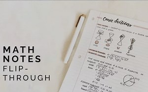 【学习|中字】【studyquill】来翻一下我的数学笔记吧~